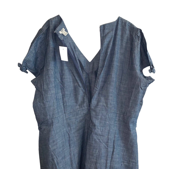 J. Crew Chambray faux-wrap Dress - Picture 7 of 7